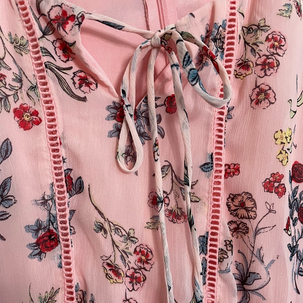 Disney Beauty and the Beast Floral Dress-Size Large - Picture 3 of 5
